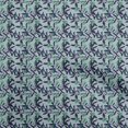 thumbnail image 1 of oneOone Polyester Spandex Dark Blue Fabric Floral Sewing Craft Projects Fabric Prints By Yard 56 Inch Wide, 1 of 4