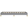 thumbnail image 4 of vidaXL Bed Frame Light Grey 100x203 cm Twin XL Fabric, 4 of 6