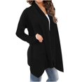 thumbnail image 4 of Cardigan Ouvert pour Femmes Manches Longues Léger Cardigan en Tricot Habillé Veste Décontractée d'Automne, 4 of 6