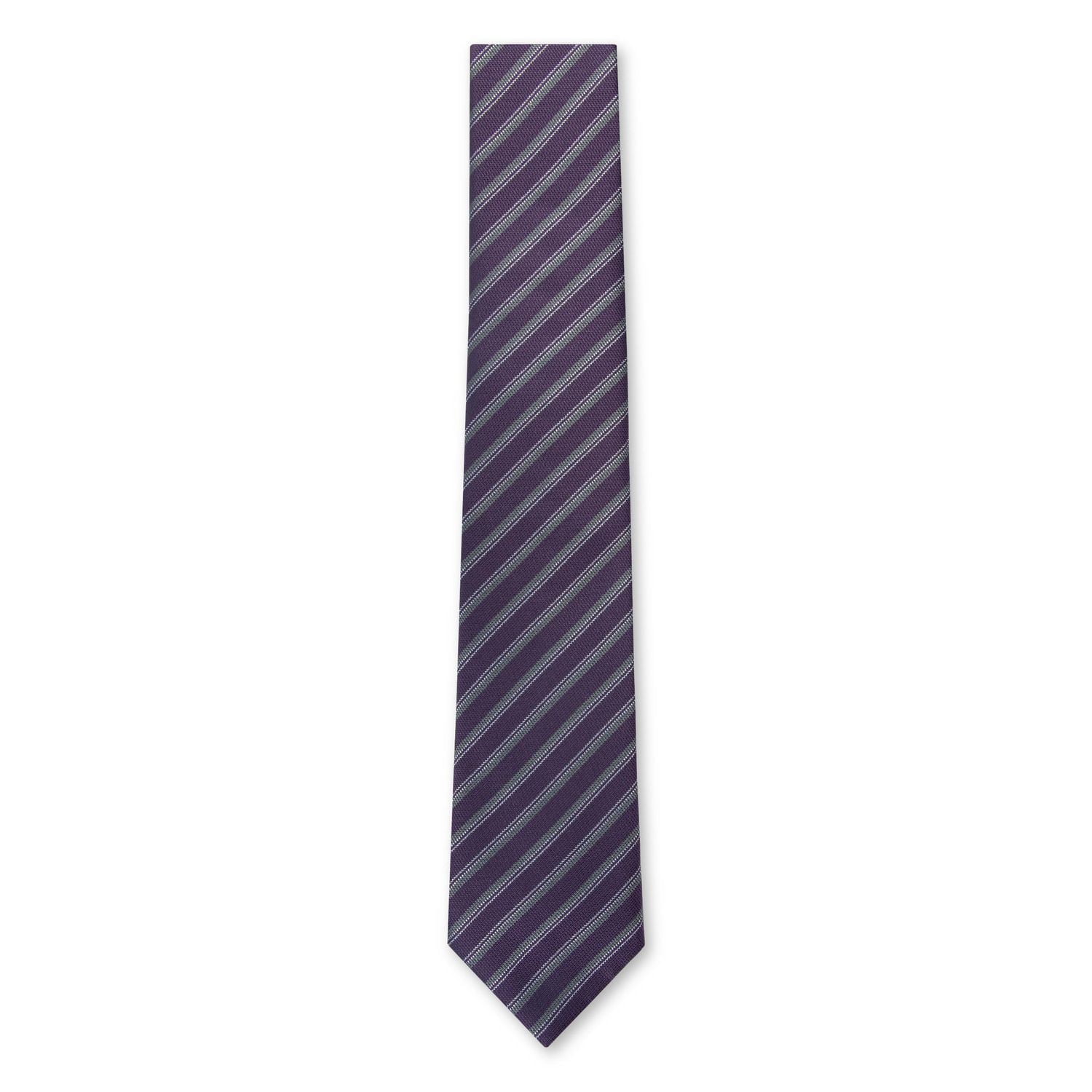 Cravate tissée à rayures classiques pour homme, Tailored Flex par Haggar