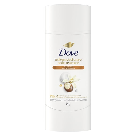 Dove Advanced Care Antiperspirant Deodorant Stick Shea Butter Scent, 74 g