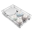 thumbnail image 1 of 11"W x 18"D x 4"H Kitchen Pull Out Cabinet Organizer, Under Cabinet Slide Out Sliding Shelf, Chrome, 1 of 7