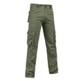 thumbnail image 2 of Yuyuzo Mens Cargo Pants Plus Size Straight Leg Low Waisted Trousers with Multi Pockets Classic Cargos Solid Color, 2 of 7