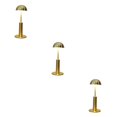 thumbnail image 1 of Baohd Dimmable Bedside Table Lamp Elegant Bar Decor Battery Powered Mushroom Gold 3Set, 1 of 6