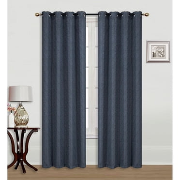 Jacquard Panneau Occultant W 8 Grom (Linea) (Charbon De Bois) (84" )