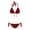 Rouge, variante sur Meichang Maillots de Bain Bikini pour Femmes Aguichant à Liens Latéraux Ensembles de Bikini 2 Pcs Maillots de Bain Échancrés Triangle String Tenue de Bain Été Plage Fête à la Piscine Maillot de Bain