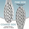 thumbnail image 2 of CNKOO Professional Stainless Steel Foot File - Dual-Sided Heel Scraper & Callus Remover  Portable Pedicure Tool for Smooth Feet, 2 of 6