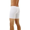 thumbnail image 4 of Underworks Caleçon Boxeur Long en Microfibre pour Homme - Blanc 4XLarge, 4 of 5