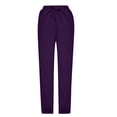 thumbnail image 5 of AherBiu Pantalon de Survêtement en Molleton pour Femmes, Ample, Taille Haute, Décontracté, Athlétique, Joggers avec Poches, Course, Gym, Entraînement, Pantalon, 5 of 5