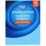 Great Value Des vêtements d'éponge, 10-Count