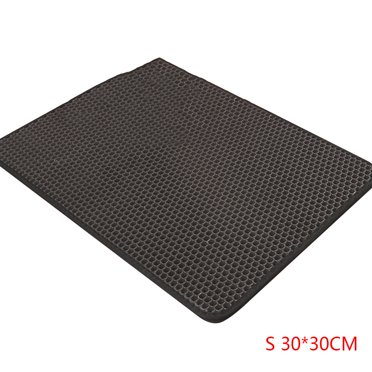 Boyijia Pet litter Mat Double Layer Pad Home Large Flexible EVA Washable Pet Box Pan Cushion Odorless Rug