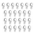 thumbnail image 2 of Lobster Clips, Lobster Claw Clasps Perfect Size Easy To Open Close  For Necklaces For Bracelets Steel Color, 2 of 8