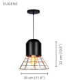thumbnail image 2 of Xtricity - Suspension, 12 Pieds' de Large, de la Collection Eugene, Noir, 2 of 3