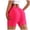 Hot Pink, variant on Yammkia Women's Shorts Biker Shorts for Women Booty Volleyball High Waisted Black Spandex Shorts for Yoga Dance Workout Hot Pink,L