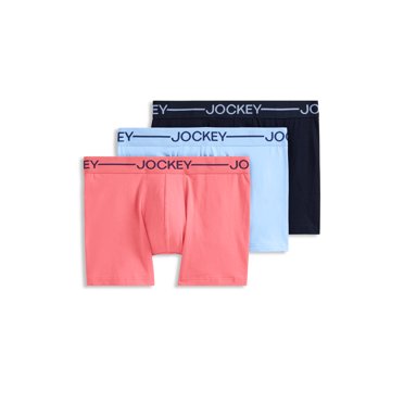 Jockey Boxeur-Brief Extensible en Coton Biologique pour Hommes 4 Po - Lot de 3