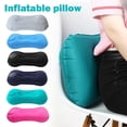 thumbnail image 3 of Square Pillow Outdoor Travel Press Inflatable Backrest J8 Cushion Pillow H3W0, 3 of 8