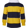thumbnail image 3 of Sportoli Polo Rugby à Manches Longues à Larges Rayures en Coton 100 pour Garçons, 3 of 3