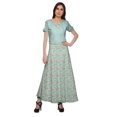 thumbnail image 2 of Moomaya Jupes pour Femmes Longues en Rayonne Imprimée Vêtements d'Été Décontractés, 2 of 6