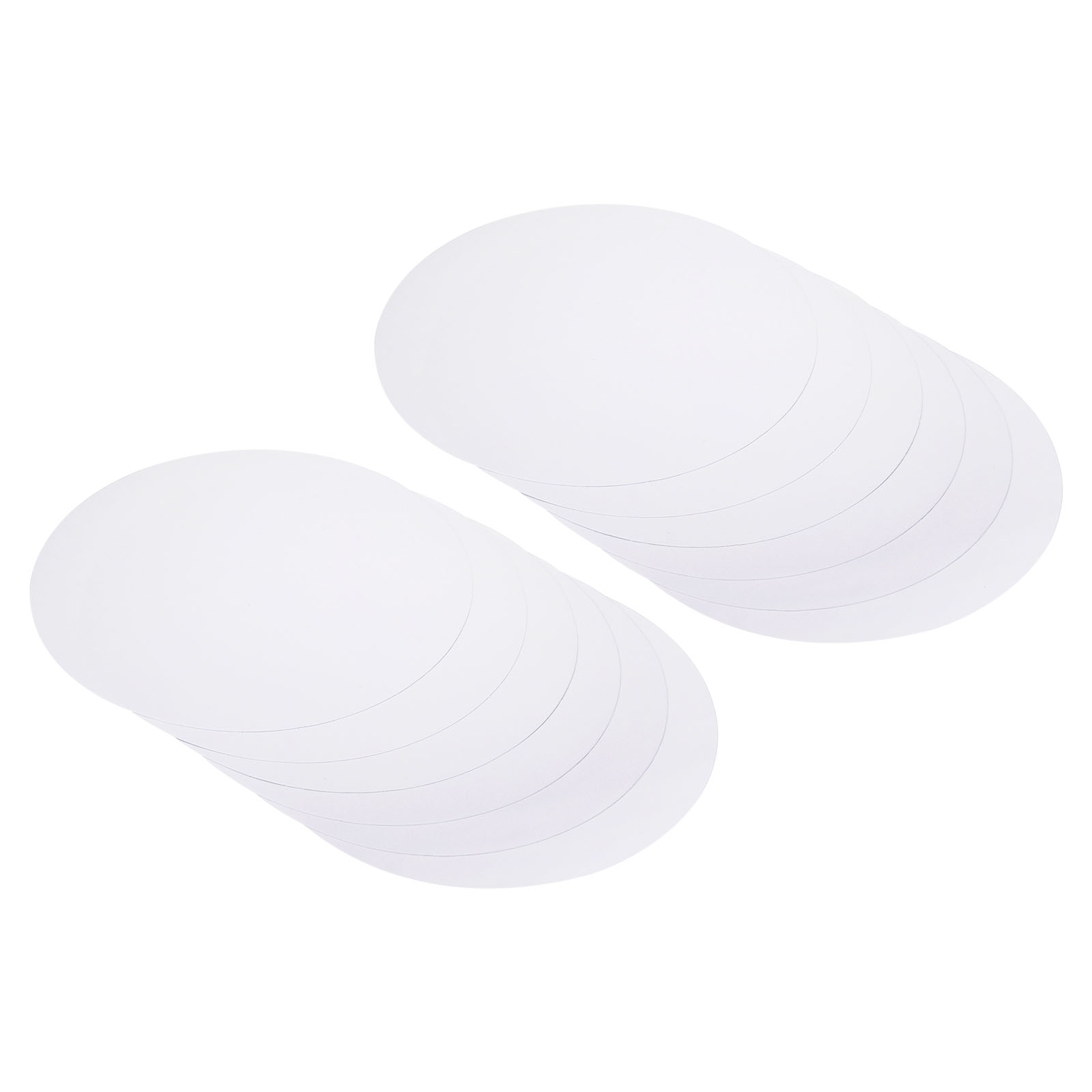 Unique Bargains 13-inch Round Cardboard Paper, 40 Pcs Blank Disc Circles Slices for Party Decorations DIY Craft, White
