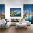 thumbnail image 3 of Design Art Colorful New York City Panoramic View Framed Canvas Art Print, 3 of 5