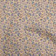 thumbnail image 1 of oneOone Rayon Light Peach Fabric Asian Suzani Sewing Material Print Fabric By The Yard 56 Inch Wide, 1 of 5