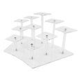 thumbnail image 4 of lionlar Removable Display Stand, Put Doll Decorative for Candy Action Figure Cake White, 4 of 5