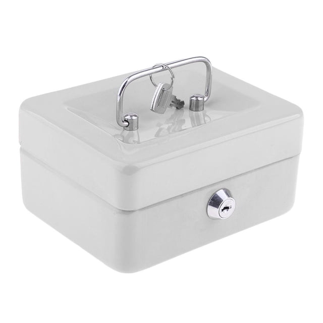 Safe Bank Deposit Cash Savings Saving Box with White
