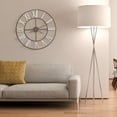 thumbnail image 2 of Decorative Large Metal Wall Clock for Living Room - Modern Farmhouse Wall Décor, 2 of 7