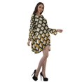 thumbnail image 2 of Moomaya Robe de Cocktail Imprimée à Manches Longues Tenues de Noël Robe Courte pour les Fêtes, 2 of 4