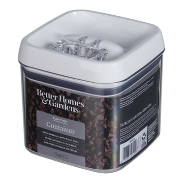 Better Homes & Gardens 4.5-Cup Flip-Tite Square Food Storage Canister