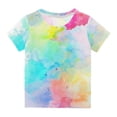 thumbnail image 2 of Hot6sl Économies d'Été Liquidation Blouses & Chemises à Manches Courtes Col Rond, Chemises pour Enfants T-Shirt Graphique à Manches Courtes Col Rond Crop Top pour Filles et Garçons de 3-14 Ans T-Shirt Tee, Blouse Fille, 2 of 5