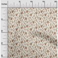 thumbnail image 2 of oneOone Coton Popeline Brun Tissu Robe Tissu Tissu Imprimé par la Cour 56 Pouces de Large, 2 of 5