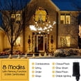 thumbnail image 3 of 500 LED Warm White Christmas Lights Indoor, 8 Modes Christmas String Lights Outdoor Waterproof, Christmas Tree Lights Green Wire, Connectable Christmas Twinkle Lights Plug in, 3 of 6