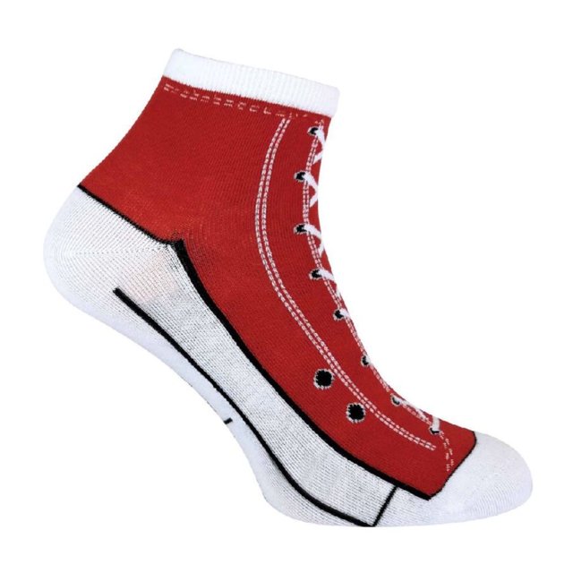 Sock Snob - 2 Pairs Unisex Adult Lace Up Converse Socks | Socks That Look Like Shoes