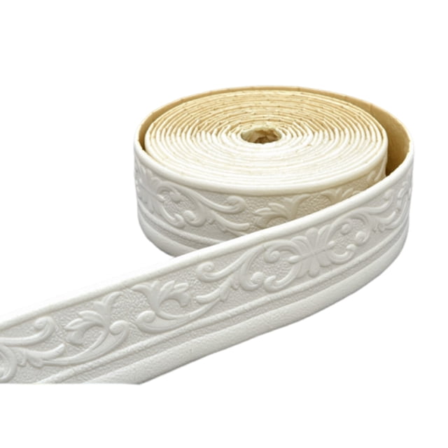 QualitChoice Protecteur de Bord d'Angle Pelable et Autocollant pour Bordure Extérieure Bordure d'Angle Intérieure et Extérieure Blanc 10 m