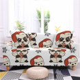 thumbnail image 1 of CHOK 2024 Christmas Printed Sofa Cover Reindeer Printed Elastic Couch Cover Machine Washable Christmas Theme Sofa Slipcover Sofa Slipcover for Living Room, 1 of 2