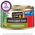 thumbnail image 1 of Clover Leaf Solid Light Tuna In Olive Oil, 1 of 5