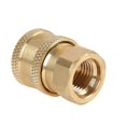 thumbnail image 2 of Water Pipe Quick Joint Pure Copper Conversion M14 To 1/4 Live Connection Joint, 2 of 8