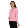 thumbnail image 3 of Inkmeso Solid Button Henley T-shirt For Womens Casual BasicLong SleeveTee T-shirts, 3 of 7
