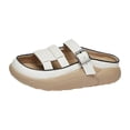 thumbnail image 3 of pitrice Sandales à Enfiler pour Femmes, Imperméables, Souples, Plates, Sandales de Sol, Chaussures 39 Blanc, 3 of 9