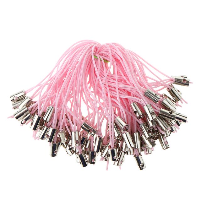 lionlar 100 Neck Lanyard Strap for Cell Phone / PDA / USB Stick / Main Point, Key / MP3 Pink