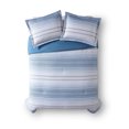thumbnail image 1 of Mainstays Quincy Stripe Microfiber Comforter Set, 1 of 4