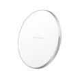thumbnail image 1 of 10W Q21 Wireless Charger Safe Fast Charging Round Desktop Induction Wireless Charging Pad for Smartphone-Silver, 1 of 4