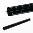 thumbnail image 5 of Architectural Ruler 30 cm Aluminum Triangular Ruler Various Scales 1:20, 1:25, 1:50, 1:75, 1:100, 1:125 for Architects, 5 of 5