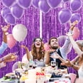 thumbnail image 2 of 1pcs Set 9.8ft Gold Aluminium Foil For Birthday Party Photo Backdrop Fringe Curtain Tinsel Curtain Backdrop Streamers Party 1pcs Set 9.8ft Gold Aluminium Foil Photo Backdrop For Birthday Party Stream, 2 of 9