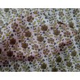 thumbnail image 4 of oneOone Silk Tabby Fabric Leaves & Floral Block Printed Craft Fabric BTY 42 Inch Wide, 4 of 4
