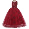 thumbnail image 4 of KAWELL Robe Princesse Lilas pour Fille, Robe de Bal en Tulle Brodé pour Enfants, 4 of 4