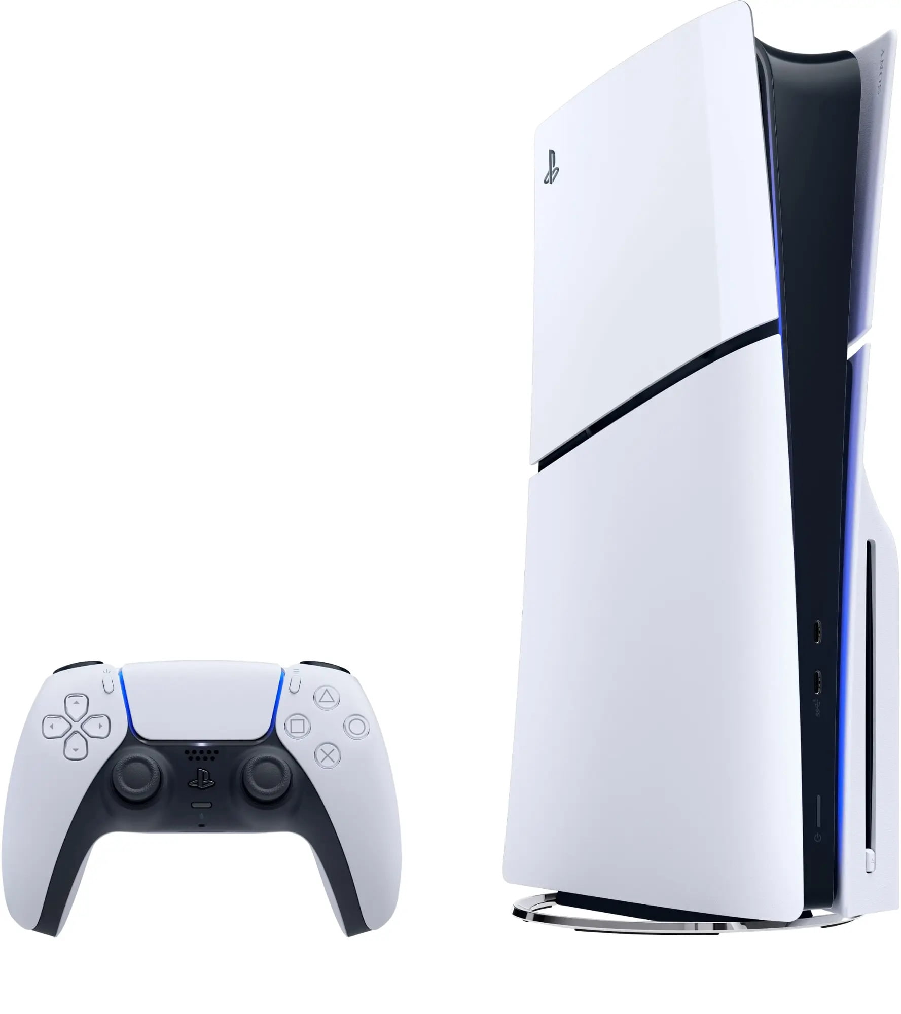 Refurbished Sony CFI-2015 PlayStation 5 Slim Disc Console, White