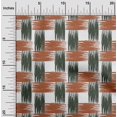thumbnail image 1 of oneOone Tissu Popeline de Coton Imprimé Ikat Coup de Pinceau BTY 56 Pouces de Large, 1 of 4
