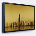 thumbnail image 3 of Design Art Chicago Gold Coast Avec Des Gratte-Ciels  Sur Toile Encadrée, 3 of 5